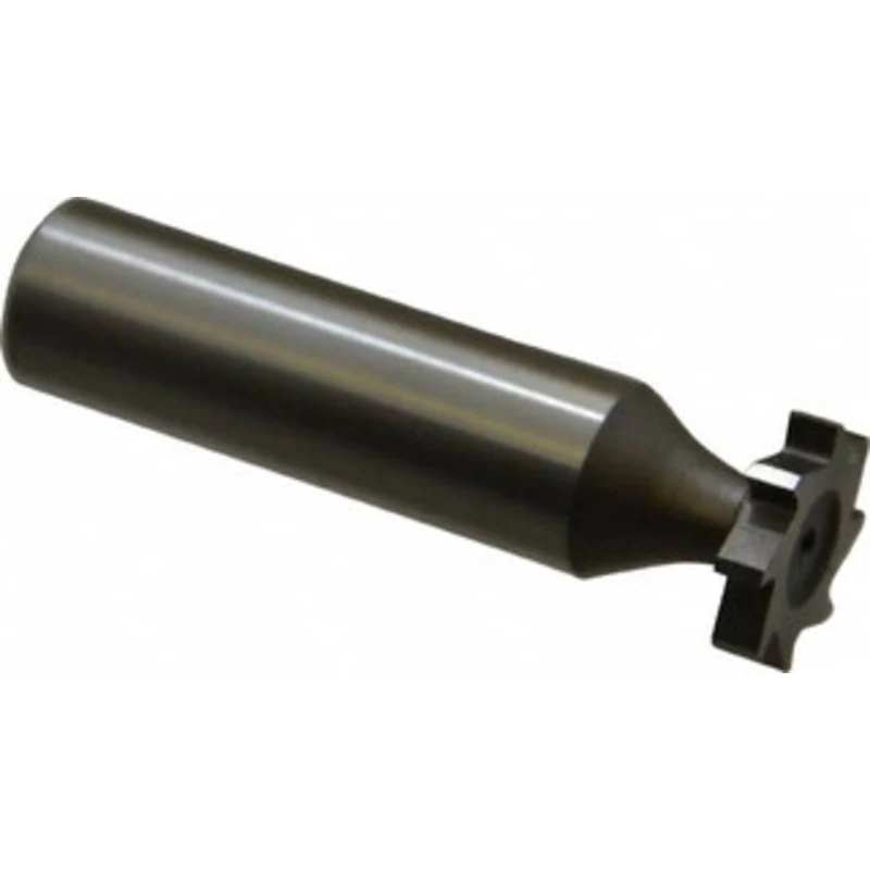 Made in USA ANSI 405 (Old Std # 5) 5/8 Cut Diam, 1/8 Cut Width, 1/2 Shank, Straight-Tooth Woodruff Keyseat Cutter Hig...